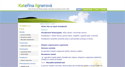 Desktop Screenshot of katerina-ilgnerova.cz